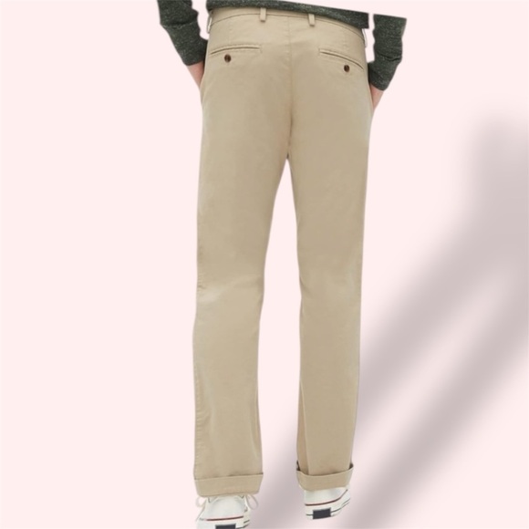 Gap Khakis Tailored Straight Fit Traditional Flat Front Size 34x34 NWOT - Picture 2 of 10